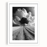 Dramatic Lone Tree - Fine Art Photography Metal Prints