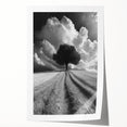 Dramatic Lone Tree - Fine Art Photography Metal Prints
