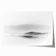 Abstract Canvas Wall Art – Modern Black & White Landscape Print