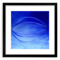 Contemporary Canvas Prints - Bold Blue Abstract Minimalist Art