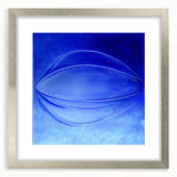 Contemporary Canvas Prints - Bold Blue Abstract Minimalist Art