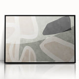 Earthen Harmony Abstracts – Modern Neutral Abstract Canvas Wall Art