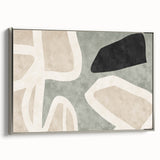 Earthen Harmony Abstracts – Modern Neutral Abstract Canvas Wall Art