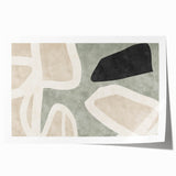 Earthen Harmony Abstracts – Modern Neutral Abstract Canvas Wall Art