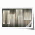 Linear Rhythm Blocks – Neutral Abstract Wall Art in Earth Tones