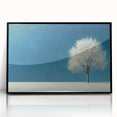 Minimalist Winter Tree – Tranquil Snowy Landscape Art Print