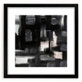 Urban Essence Blocks – Minimalist Black & White Abstract Wall Art