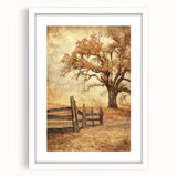 Rustic Autumn Tree - Fine Art Photography Framed Prints