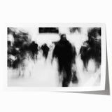 Urban Skyline Canvas Prints - Abstract City Motion Art