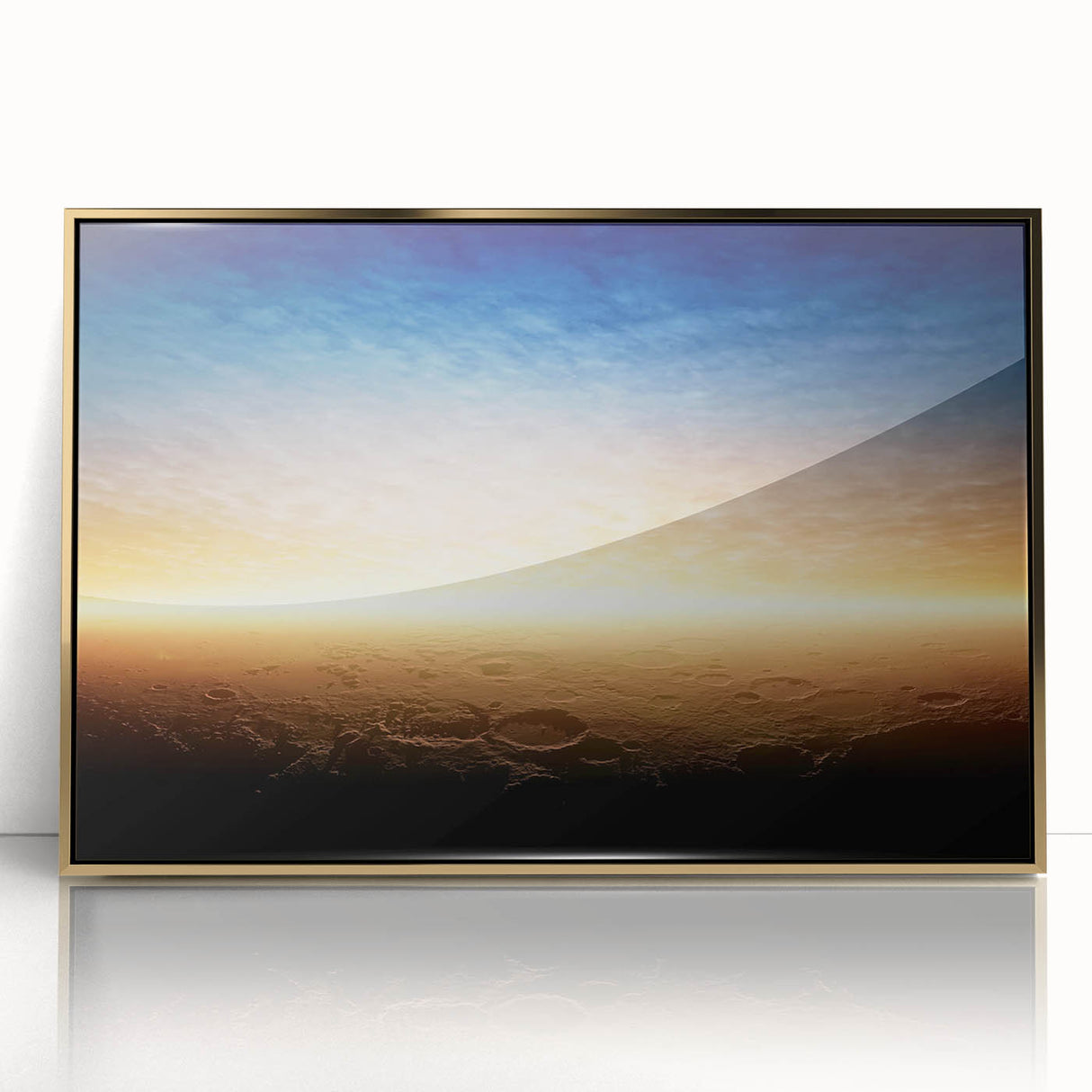 Serene Landscape Wall Art – Golden Horizon at Dusk