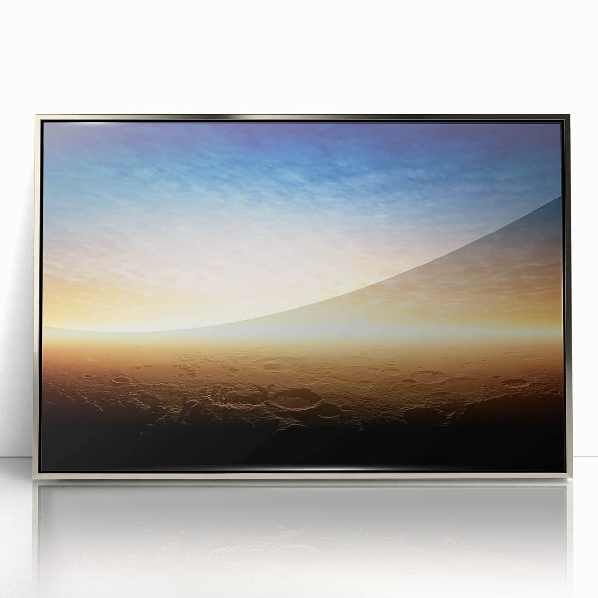 Serene Landscape Wall Art – Golden Horizon at Dusk