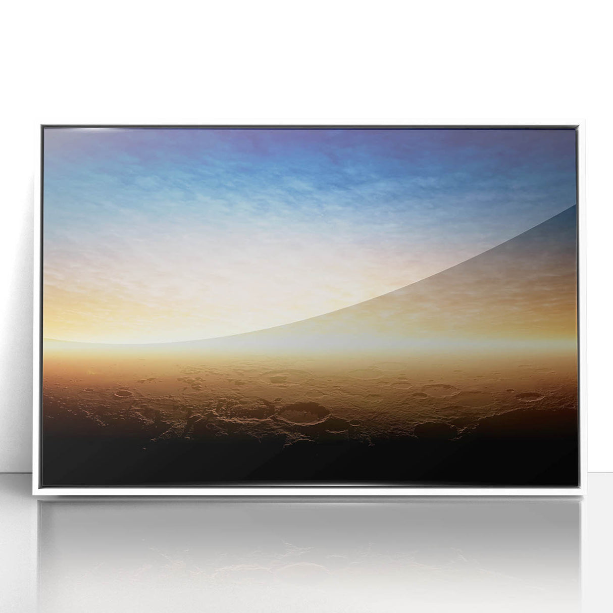 Serene Landscape Wall Art – Golden Horizon at Dusk