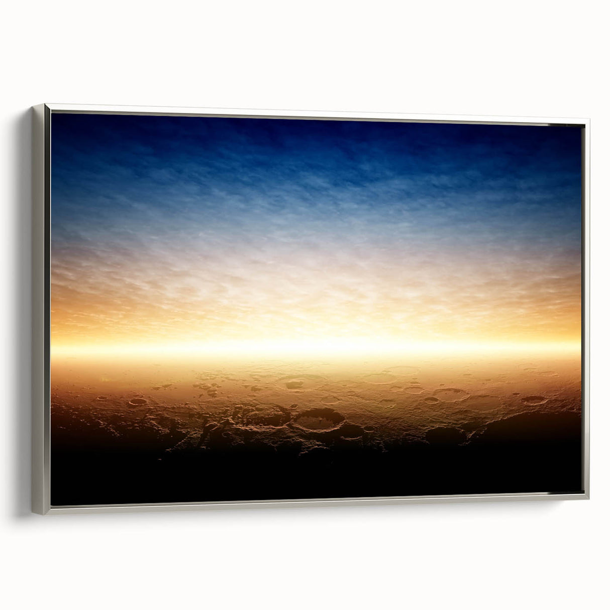 Serene Landscape Wall Art – Golden Horizon at Dusk