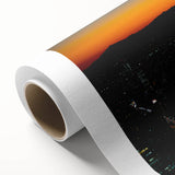 City Skyline Wall Art – Vibrant Urban Landscape Photography Print