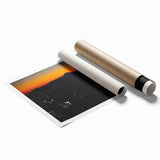 City Skyline Wall Art – Vibrant Urban Landscape Photography Print