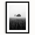 Foggy Barn Landscape - Fine Art Photography Framed Prints