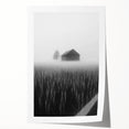 Foggy Barn Landscape - Fine Art Photography Framed Prints