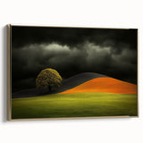 Dramatic Landscape Tree – Stormy Nature Art Print
