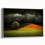 Dramatic Landscape Tree – Stormy Nature Art Print