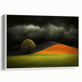 Dramatic Landscape Tree – Stormy Nature Art Print