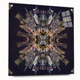 Urban Architectural Wall Art - Futuristic Cityscape Print