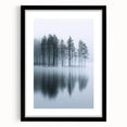 Misty Forest Reflection - Fine Art Photography Acrylic Prints
