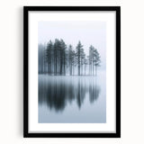 Misty Forest Reflection - Fine Art Photography Acrylic Prints