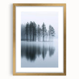 Misty Forest Reflection - Fine Art Photography Acrylic Prints