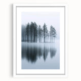 Misty Forest Reflection - Fine Art Photography Acrylic Prints