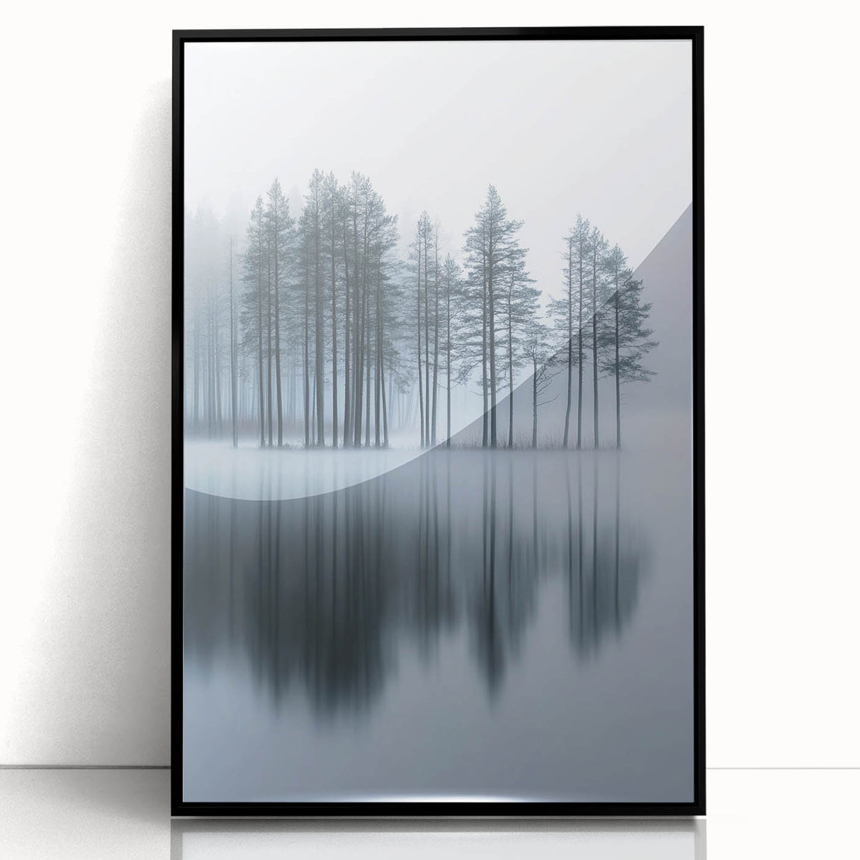 Misty Forest Reflection - Fine Art Photography Acrylic Prints