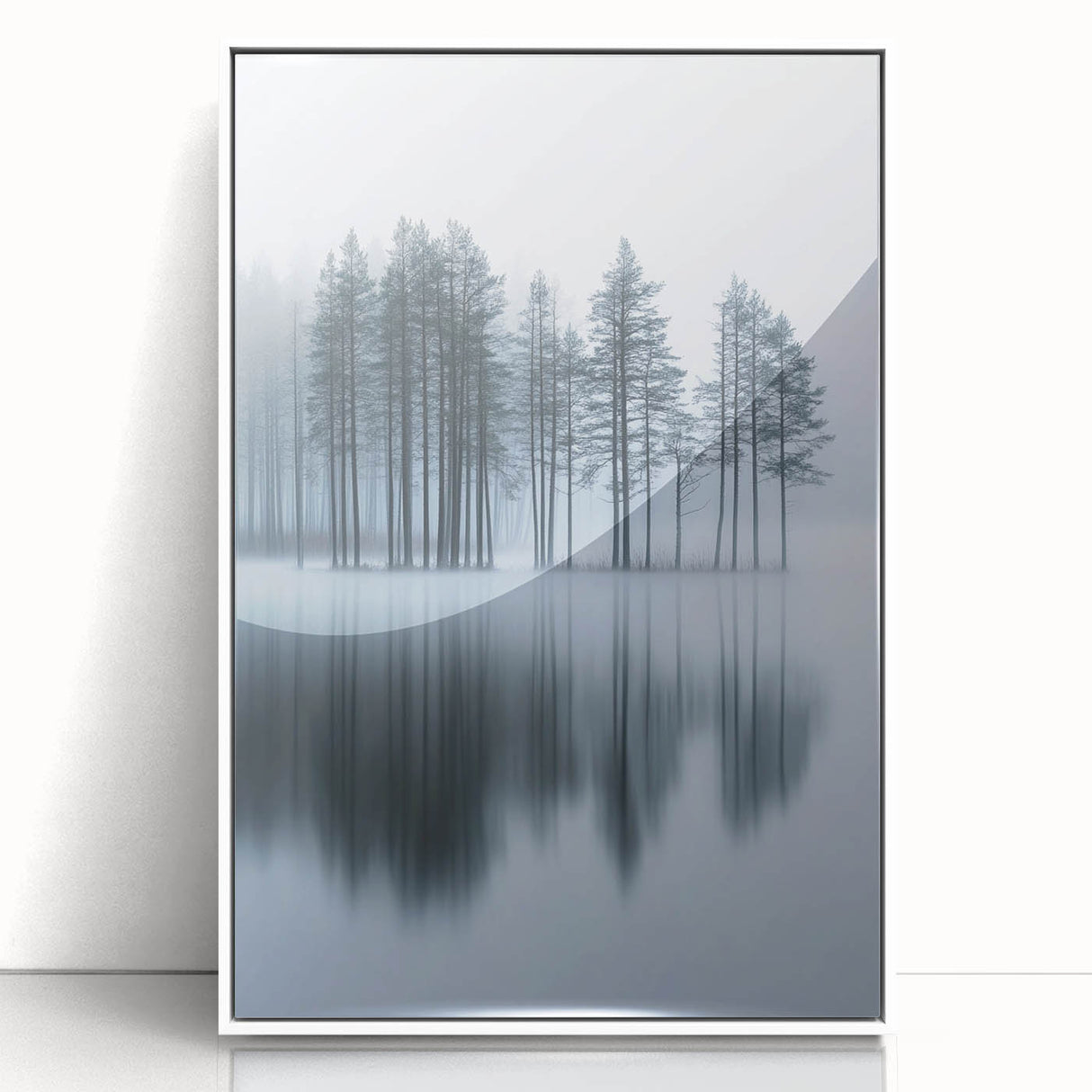 Misty Forest Reflection - Fine Art Photography Acrylic Prints