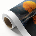 Golden Tree Reflection – Majestic Nature Landscape Art Print