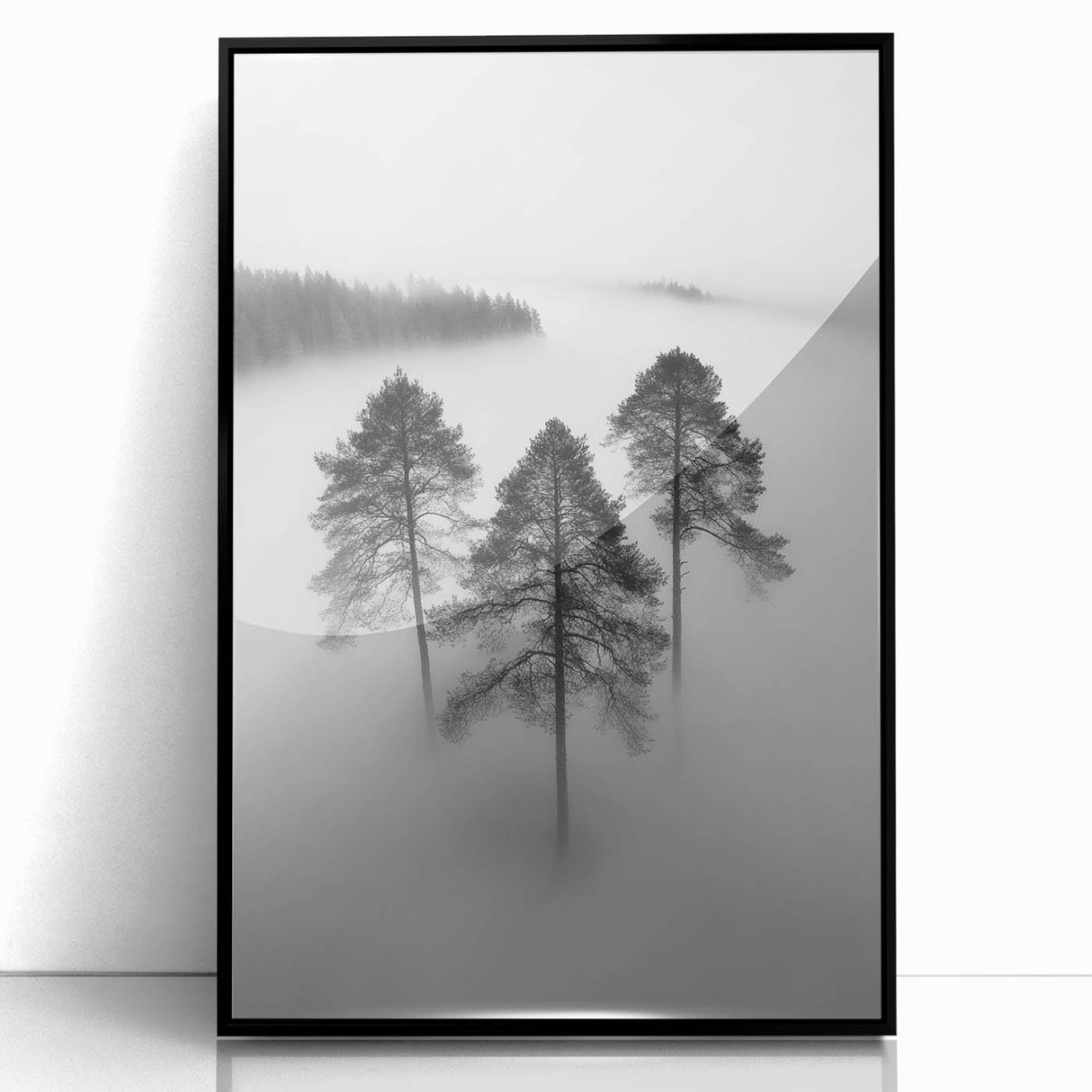 Misty Forest Trio - Fine Art Photography Framed Prints