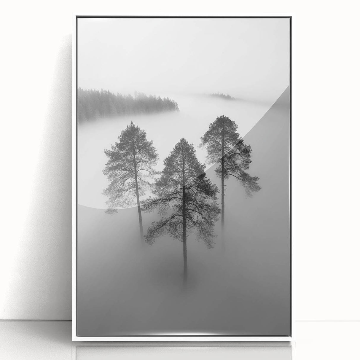 Misty Forest Trio - Fine Art Photography Framed Prints