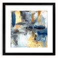 Soft Motion Abstract – Neutral Earth Tone Wall Art with Gold Accents