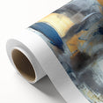 Soft Motion Abstract – Neutral Earth Tone Wall Art with Gold Accents