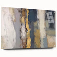 Layered Terrain – Earth Tone Abstract Wall Art in Olive and Gold