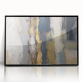Layered Terrain – Earth Tone Abstract Wall Art in Olive and Gold