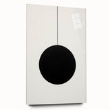 Minimalist Wall Art for Modern Homes – Geometric Black Circle Design