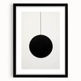 Minimalist Wall Art for Modern Homes – Geometric Black Circle Design
