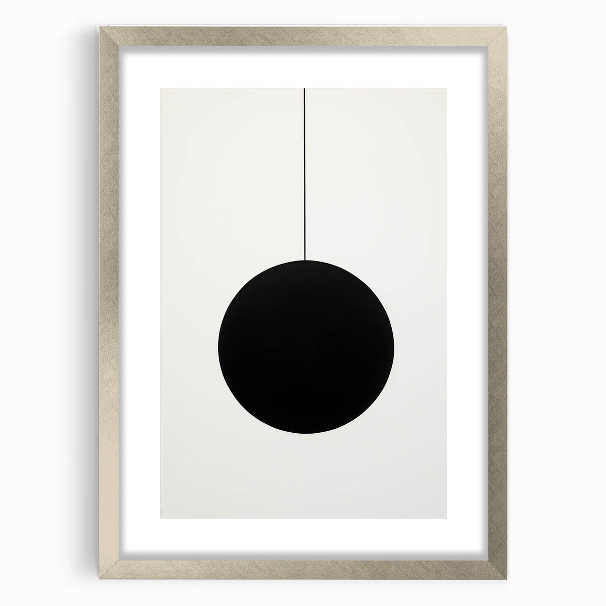 Minimalist Wall Art for Modern Homes – Geometric Black Circle Design