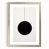 Minimalist Wall Art for Modern Homes – Geometric Black Circle Design