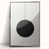 Minimalist Wall Art for Modern Homes – Geometric Black Circle Design