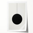Minimalist Wall Art for Modern Homes – Geometric Black Circle Design