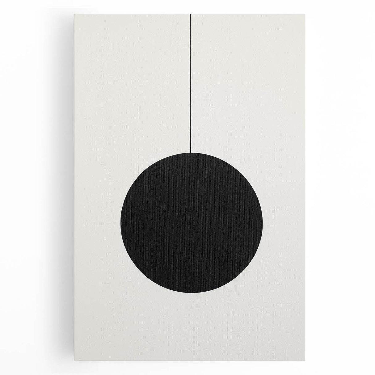 Minimalist Wall Art for Modern Homes – Geometric Black Circle Design
