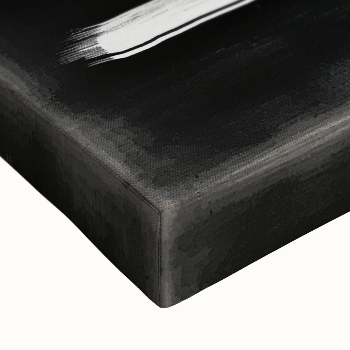 Modern Abstract Wall Art - Black & White Minimalist Canvas