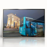 Urban Architectural Wall Art - Illuminated City Arch Print