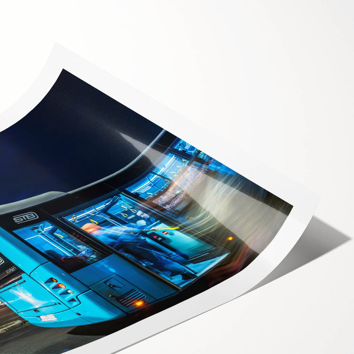 Urban Architectural Wall Art - Illuminated City Arch Print