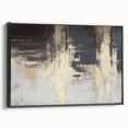 Industrial Fade – Neutral Abstract Wall Art in Gold and Gray Tones