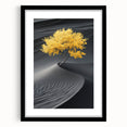 Golden Tree in Black Desert – Tree Art Prints & Nature Wall Art